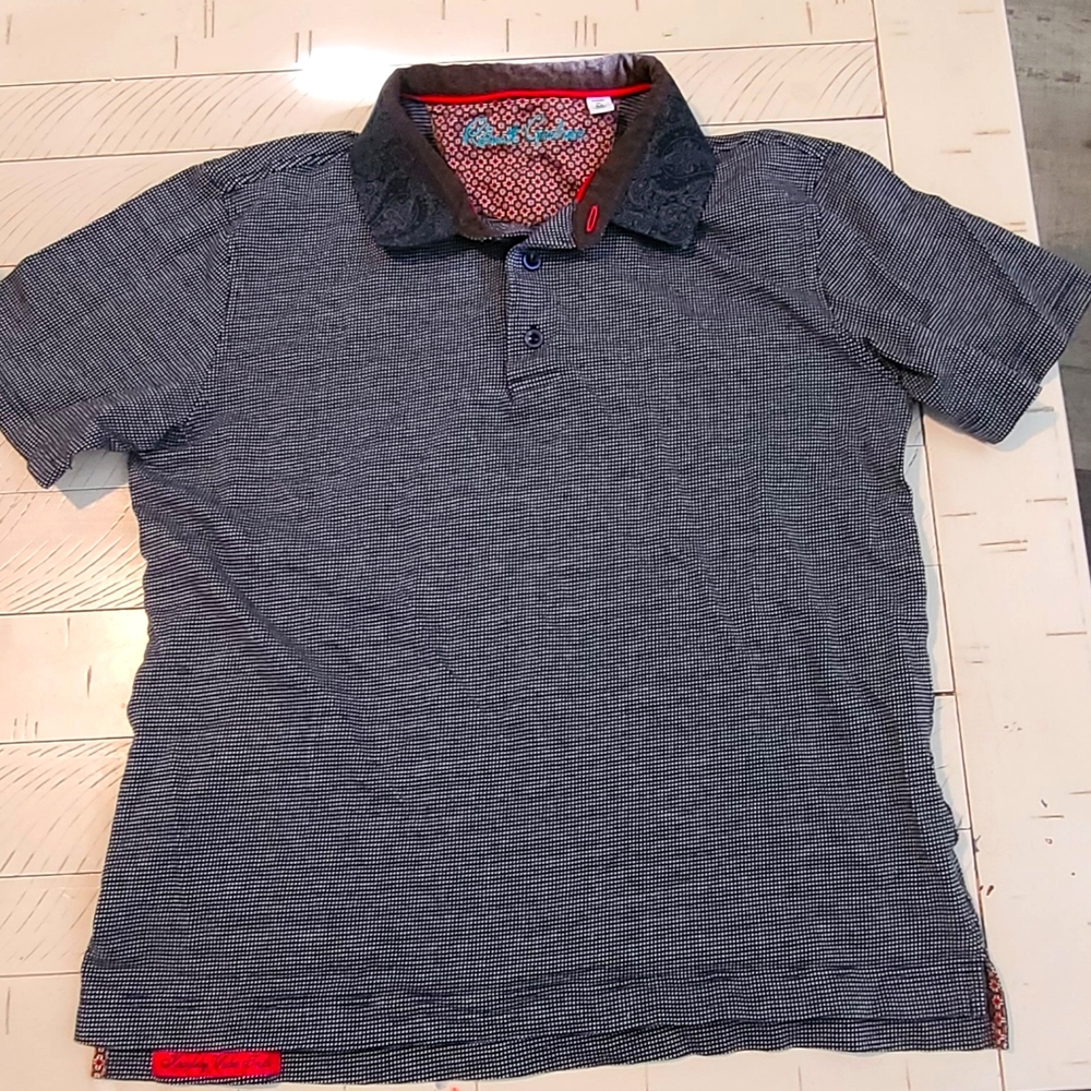Robert Graham Paisley Collar Shirt Medium